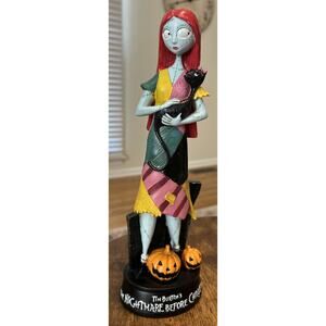 Walgreens Nightmare Before Christmas SALLY 12" Figurine Sculpture Cat Pumpkin